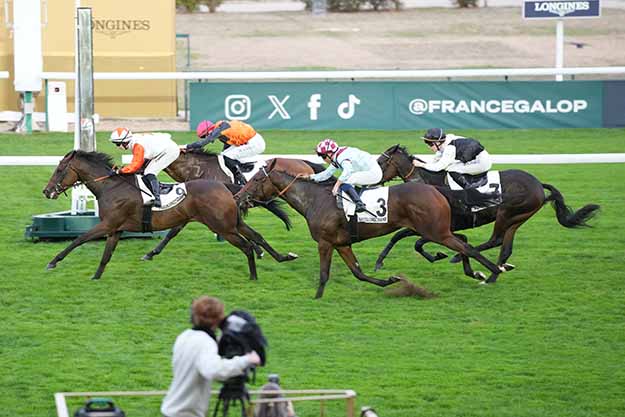 Photo d'arrivée de la course pmu PRIX DE LA GALERIE SAINT-MARC à LONGCHAMP le Mardi 13 octobre 2026