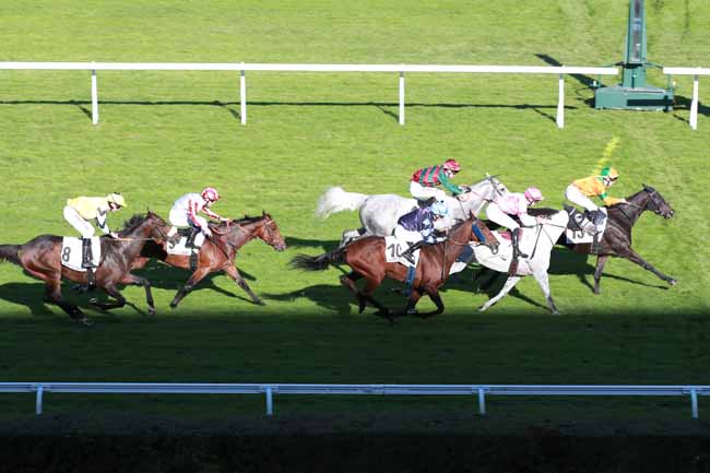Photo d'arrivée de la course pmu PRIX DES FALAISES DE CRAIE à SAINT CLOUD le Mercredi 14 octobre 2026