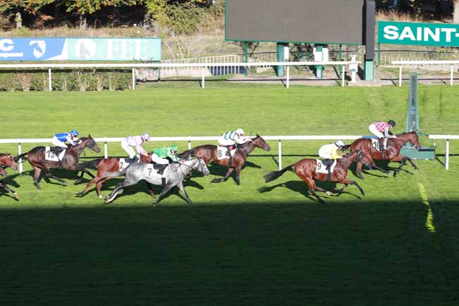 Photo d'arrivée de la course pmu PRIX DES BOUCLES DE LA SEINE à SAINT CLOUD le Mercredi 14 octobre 2026