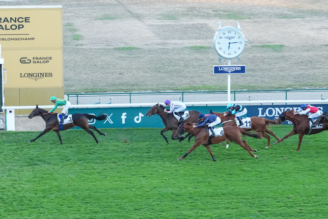 Photo d'arrivée de la course pmu PRIX DES ERABLES à LONGCHAMP le Dimanche 18 octobre 2026