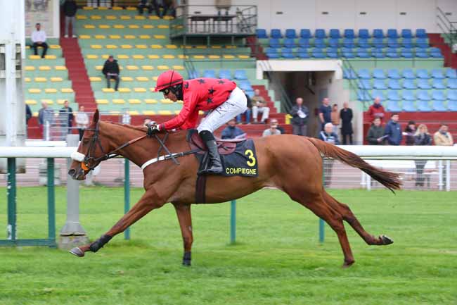 Photo d'arrivée de la course pmu PRIX DE SAINT-RAPHAEL à COMPIEGNE le Lundi 19 octobre 2026