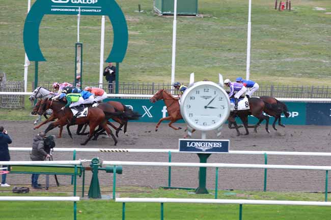 Photo d'arrivée de la course pmu PRIX DE LA ROUTE DES BLANCHISSEURS à CHANTILLY le Lundi 26 octobre 2026