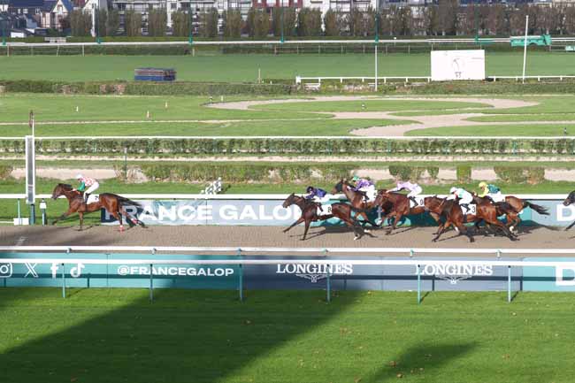 Photo d'arrivée de la course pmu PRIX D'AUDRIEU à DEAUVILLE le Mardi 27 octobre 2026