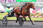 La photo de Face Time Bourbon Arrivée Grand Prix d'Amérique Hippodrome de Vincennes 31/01/2021