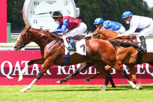 La photo de In Swoop Arrivée PMU Grand Prix de Chantilly Hippodrome de Chantilly 06/06/2021