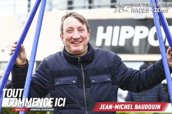 La photo de Jean-michel Baudouin Prix d'Amérique Races ZEturf Qualif 1