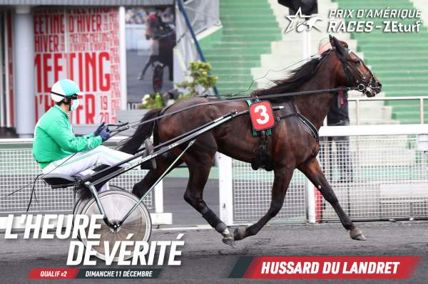 La photo de Hussard Du Landret Prix d'Amérique Races Qualif 2