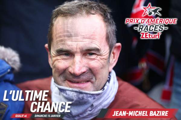 La photo de Jean Michel Bazire Prix d'Amérique Races Qualif6, Paris-Vincennes
