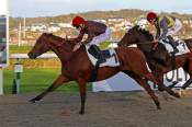 La photo de Fast Raaj arrivée PMU Prix Irish River (L) à Deauville 