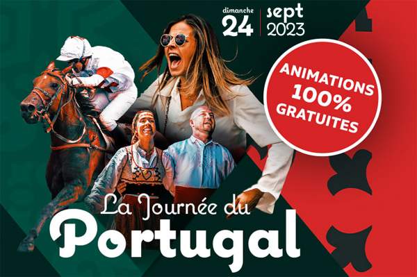 Dia de Portugal, domingo, 24 de setembro de 2023 em Vincennes.  Esporte, festa e clima incendiário entre os trotadores.