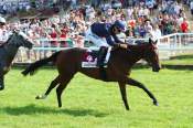 La photo de Miyalaa arrivée pmu Prix de l'Hippodrome Fleuri à Clairefontaine