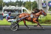 La photo de Jack Du Cebe arrivée pmu Prix de La Roche-Posay à Vincennes