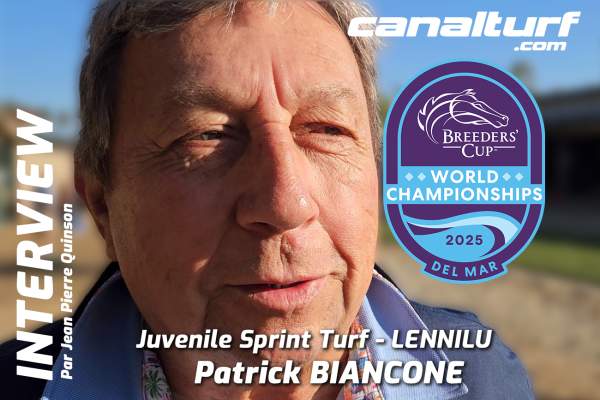 La photo de Patrick Biancone Breeders Cup 2025 - Juvenile Sprint Turf