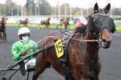La photo de Idylle Express arrivée Quinté+ pmu Prix de Saint Georges-de-Didonne à Vincennes