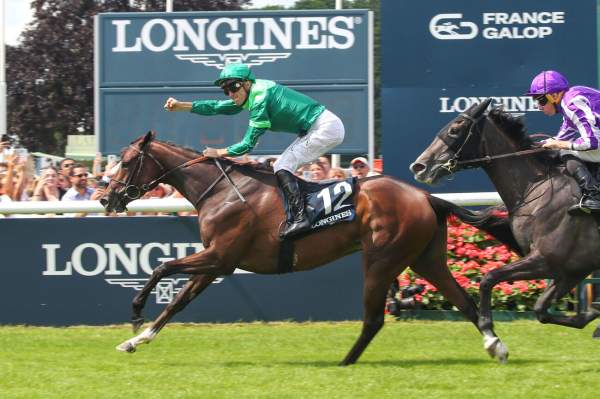 La photo de Gezora arrivée pmu Prix de Diane Longines (Gr.1) 2025 Hippodrome de Chantilly