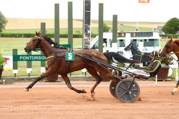 La photo de Kelas arrivée pmu Prix du Conseil Régional de Normandie au Mont-Saint-Michel