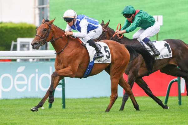 La photo de Green Spirit Arrivée du Prix d'Aumale 2025 à ParisLongchamp