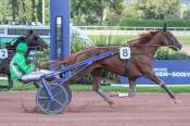 La photo de Maverick De Fael arrivée pmu Prix de Champillon à Enghien-Soisy