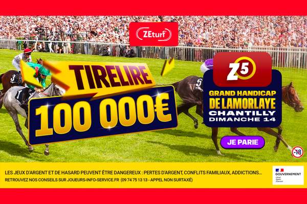 La photo de Zeturf Tirelire 100.000 euros
