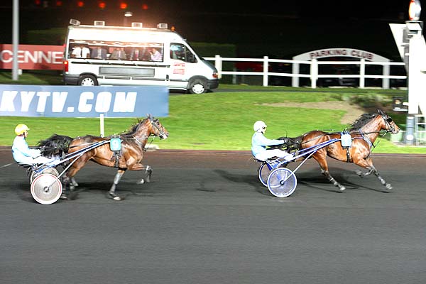 Arrivée quinté pmu PRIX GASTON BRUNET à PARIS-VINCENNES