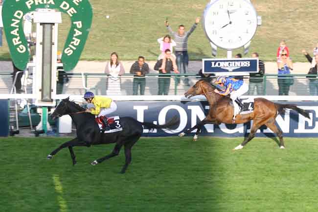 Arrivée quinté pmu JUDDMONTE GRAND PRIX DE PARIS à LONGCHAMP