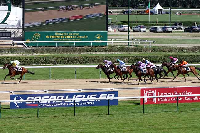 Arrivée quinté pmu PRIX DU MONT CANISY à DEAUVILLE