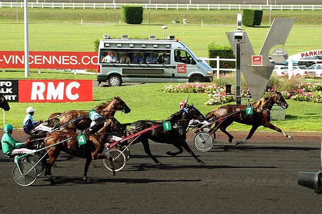 Arrivée quinté pmu PRIX D'ETE à PARIS-VINCENNES