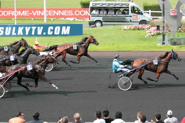 Arrivée quinté pmu PRIX MISS HIPPO 2012 (PRIX MOULINS LA MARCHE) à PARIS-VINCENNES