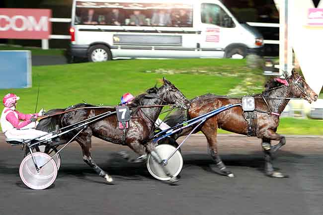 Arrivée quinté pmu PRIX ISMENE à PARIS-VINCENNES