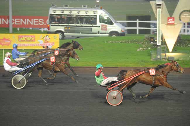 Arrivée quinté pmu PRIX DE MANSLE à PARIS-VINCENNES