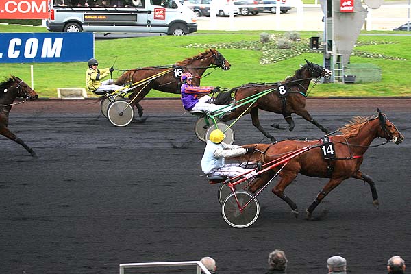 Arrivée quinté pmu PRIX DE LUSSAC à PARIS-VINCENNES
