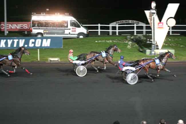 Arrivée quinté pmu PRIX RAMSES à PARIS-VINCENNES