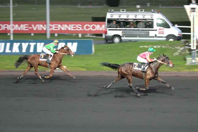 Arrivée quinté pmu PRIX DE SARTILLY à PARIS-VINCENNES