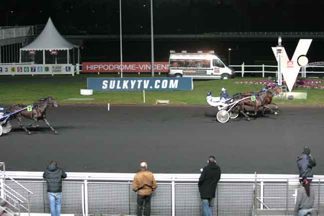 Arrivée quinté pmu PRIX DE FEUCHEROLLES à PARIS-VINCENNES