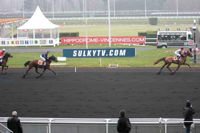 Arrivée quinté pmu PRIX DE CHOLET à PARIS-VINCENNES