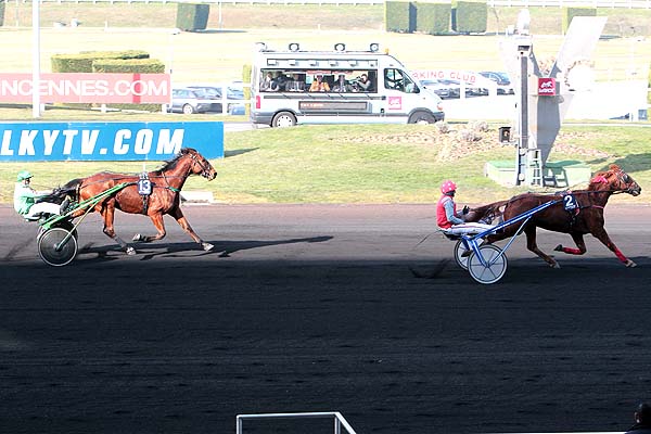 Arrivée quinté pmu PRIX DE LA NIEVRE à PARIS-VINCENNES