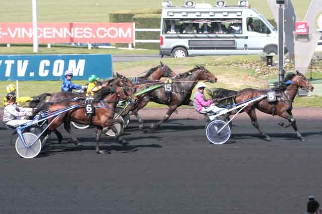 Arrivée quinté pmu PRIX DE GUEUGNON à PARIS-VINCENNES