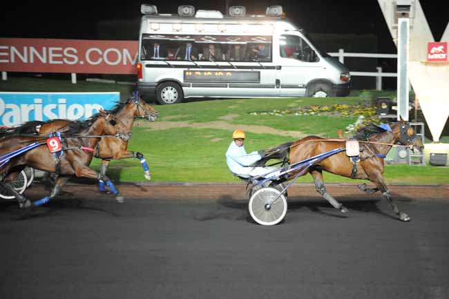 Arrivée quinté pmu PRIX ISOLDA à PARIS-VINCENNES