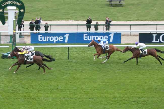 Arrivée quinté pmu PRIX DE FONTAINEBLEAU à LONGCHAMP