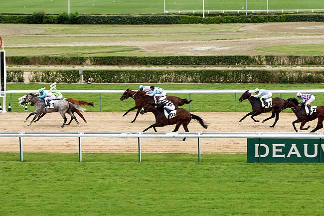 Arrivée quinté pmu PRIX DE COLOMBELLES à DEAUVILLE