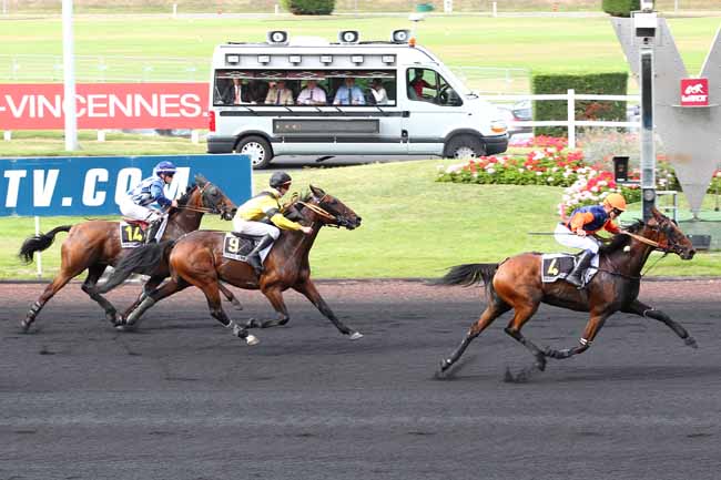Arrivée quinté pmu PRIX GASTON ROUSSEL à PARIS-VINCENNES