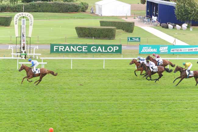 Arrivée quinté pmu PRIX DE SAINT-PAIR DU MONT à MAISONS-LAFFITTE