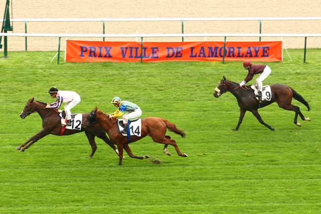 Arrivée quinté pmu PRIX DE LA VILLE DE LAMORLAYE à CHANTILLY