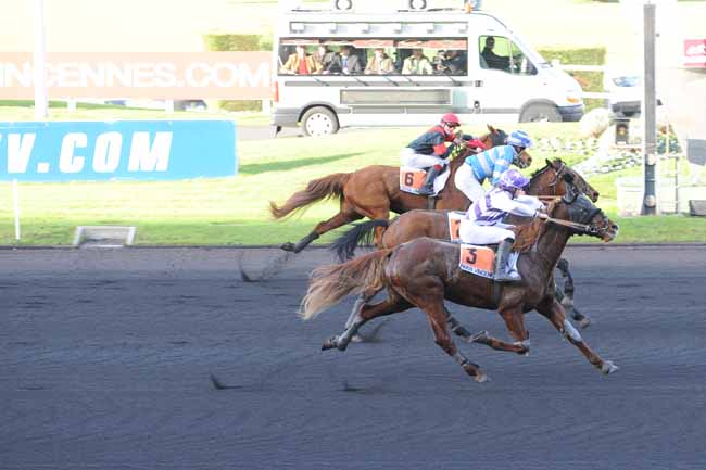 Arrivée quinté pmu PRIX DE MEYSSAC à PARIS-VINCENNES