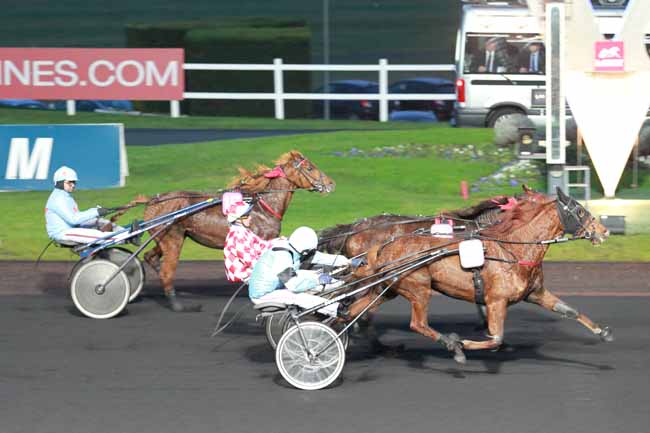 Arrivée quinté pmu PRIX DE DORDIVES à PARIS-VINCENNES