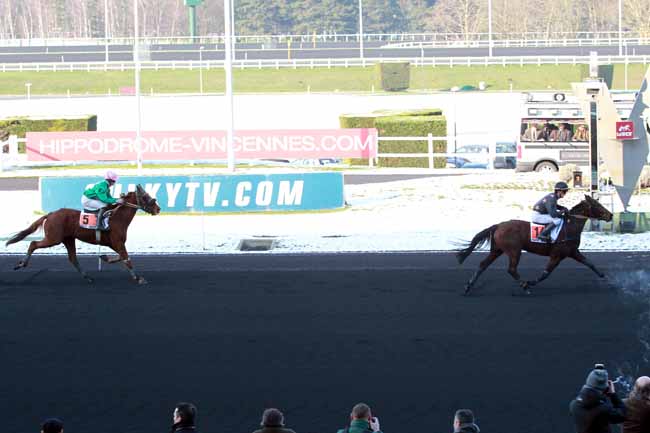 Arrivée quinté pmu PRIX DE MONTREUIL à PARIS-VINCENNES
