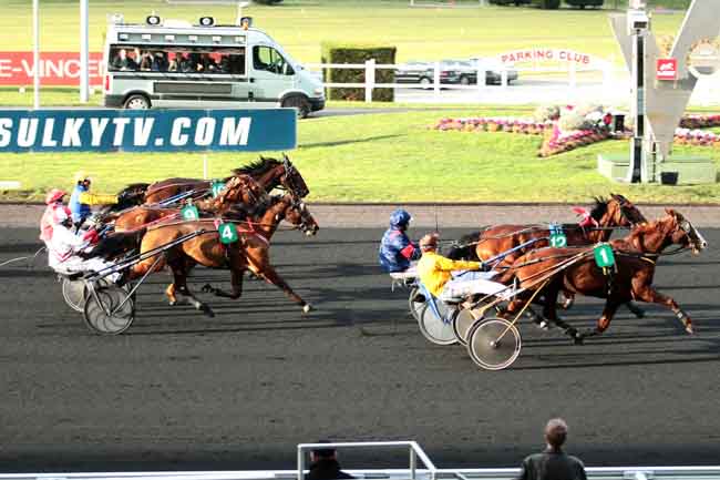 Arrivée quinté pmu PRIX DE BOURG-EN-BRESSE à PARIS-VINCENNES