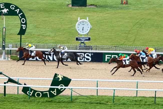 Arrivée quinté pmu PRIX DU CHAPITRE à CHANTILLY