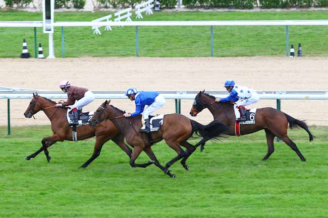 Arrivée quinté pmu PRIX DE BOURGEAUVILLE à DEAUVILLE