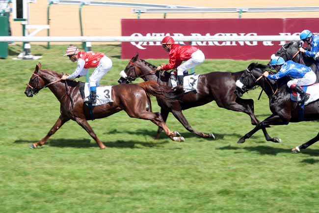 Arrivée quinté pmu PRIX KESBEROY (EX AL RAYYAN CUP) à DEAUVILLE